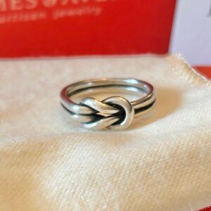 James Avery Retired Silver Knot Ring